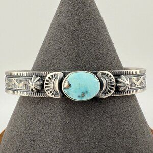 Melvin Francis Sterling Turquoise Cuff
